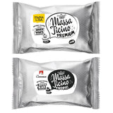 Zestaw Massa Ticino 1x Fondant biały 250g i 1x Fondant czarny 250g - Pasta cukrowa premium do ciast, fondant do bułek - Idealna do ciast, modelowania i dekoracji - Fondant dla piekarzy zawodowych i amatorów Pasta cukrowa Naty Shop Default Title