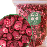 Żurawina liofilizowana bez cukru | XL 250g Żurawina liofilizowana naturalna niesłodzona | Liofilizowane naturalne dzikie owoce | Żurawina liofilizowana | ZingyZoo Naty Shop produkty suszone 250G