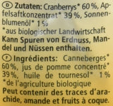 Organiczna żurawina, 100g Naty Shop produkty suszone