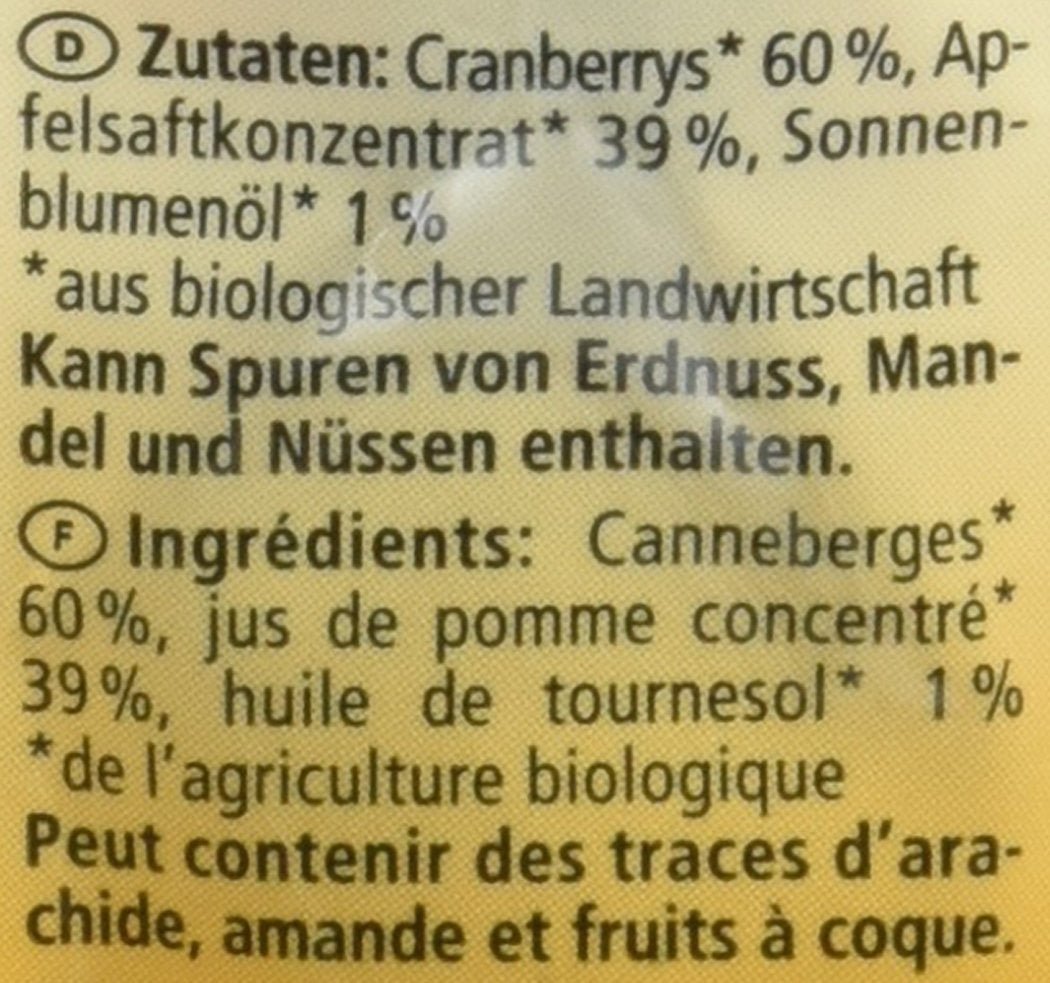 Organiczna żurawina, 100g Naty Shop produkty suszone