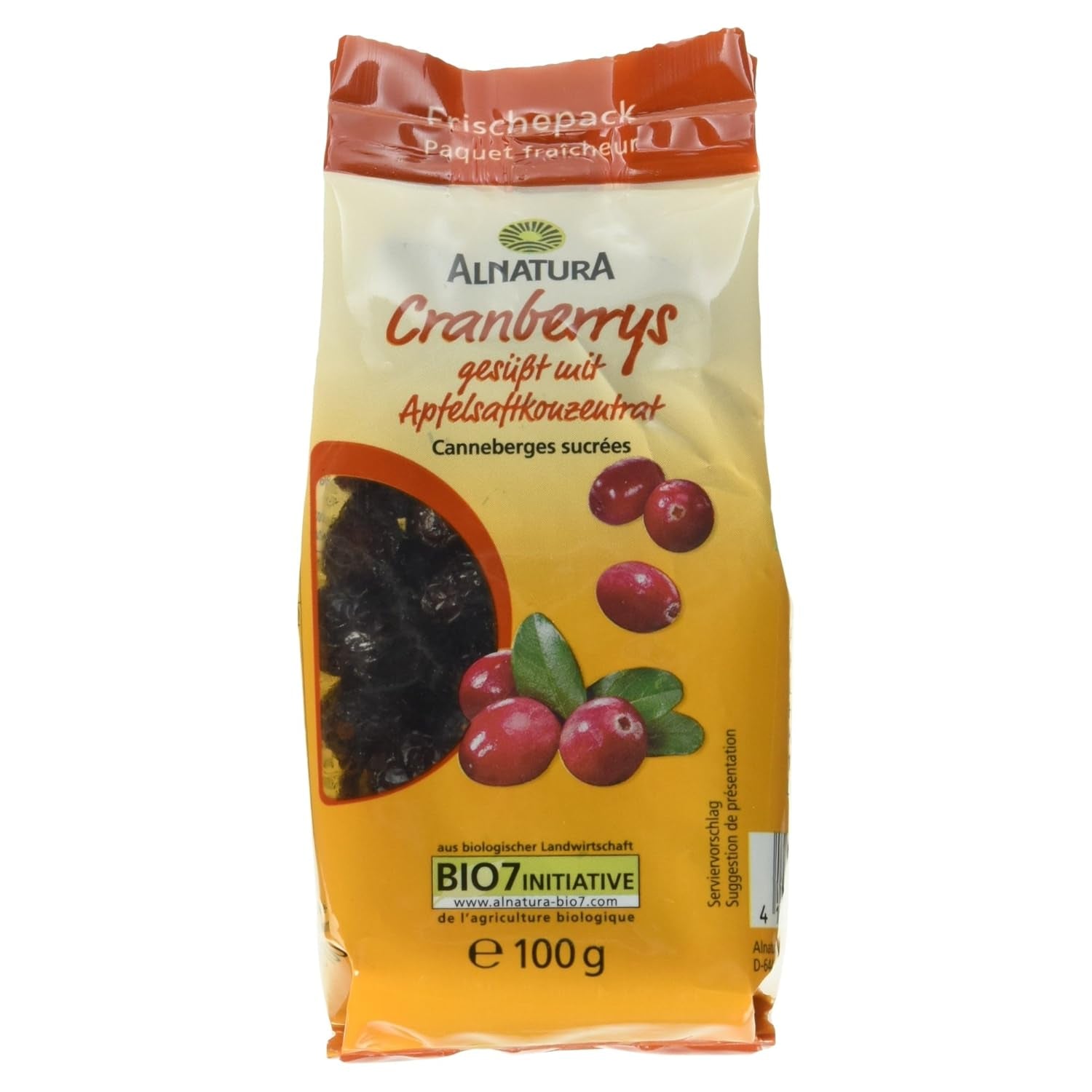 Żurawina ekologiczna 100g Produkty suszone Naty Shop Tytuł domyślny