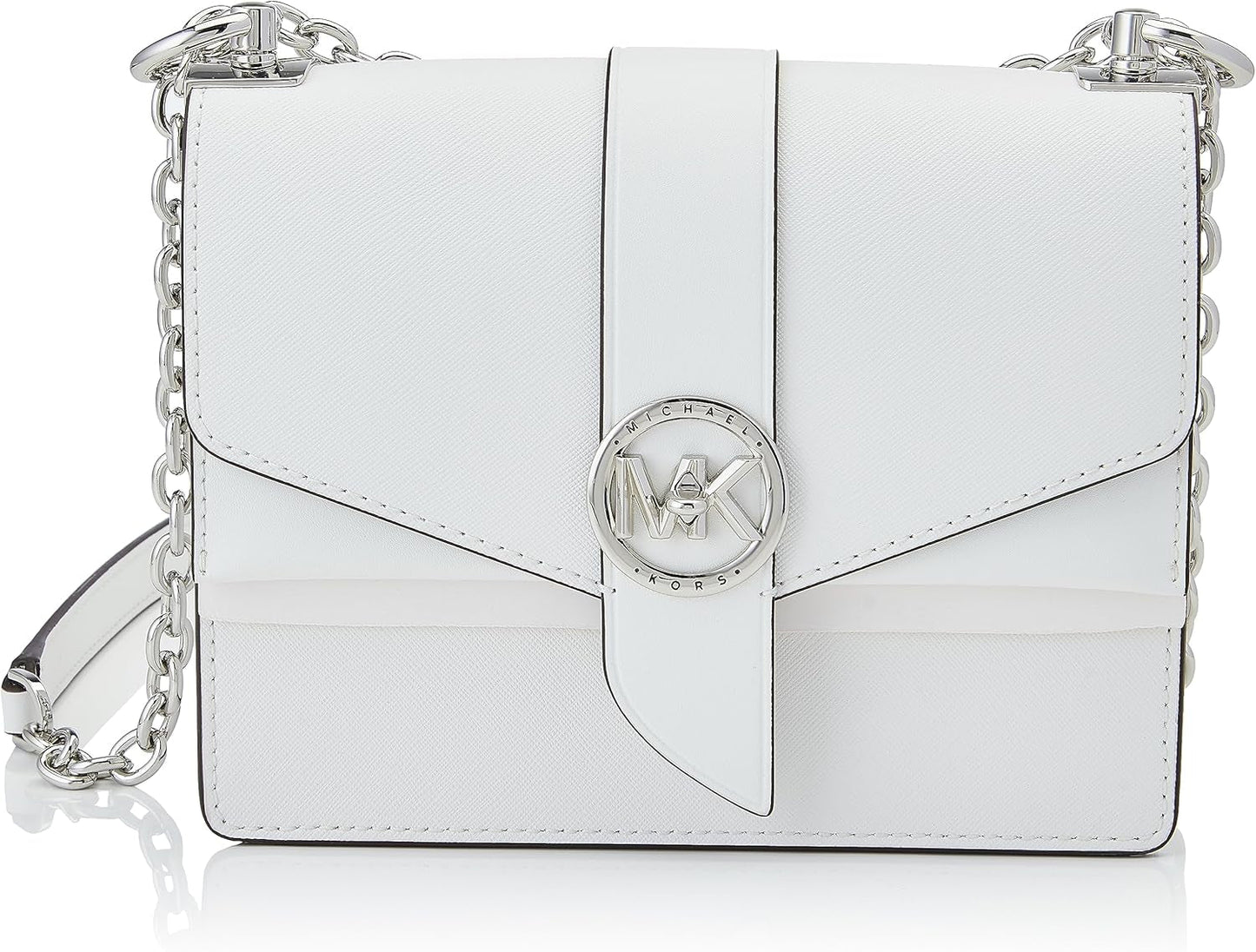 Michael Kors Greenwich Sm Conv Xbody Torba damska Torby Naty Shop Optyczna biel