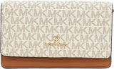 Michael Kors Jet Set Mała zawieszka do telefonu Torby Crossbody Damskie Naty Shop Vanilla/Acrn Jeden rozmiar pasuje do wszystkich