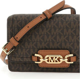 MICHAEL KORS Torba damska Heather PHN CHN XBODY, Ciemnobrązowe torby damskie Naty Shop