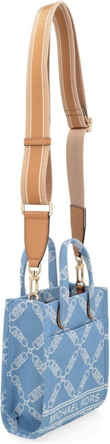 Bardzo mała torebka damska Michael Kors Gigi, niebieskie torby damskie Naty Shop