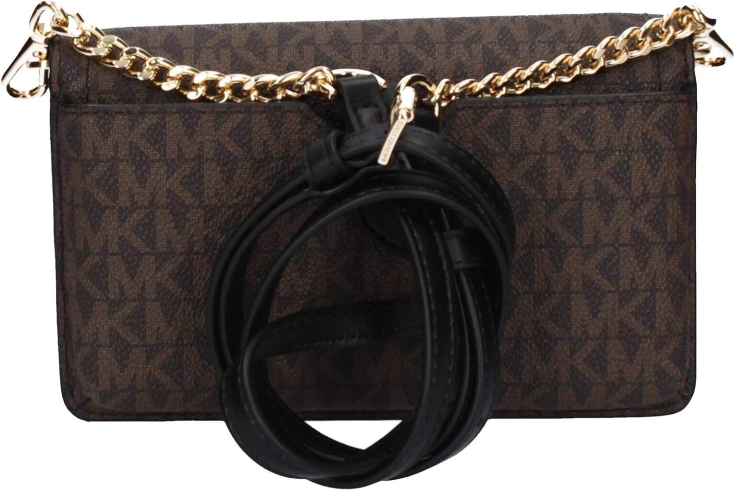Torba damska Michael Kors Sm Phn CHN Xbody, brązowe/czarne torby damskie Naty Shop