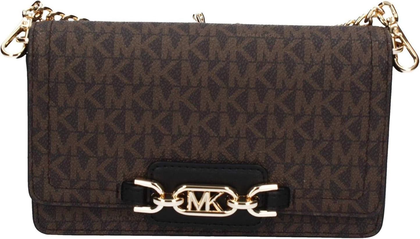Michael Kors Women Sm Phn CHN Xbody Bag, brązowe/czarne torby damskie Naty Shop Domyślny tytuł