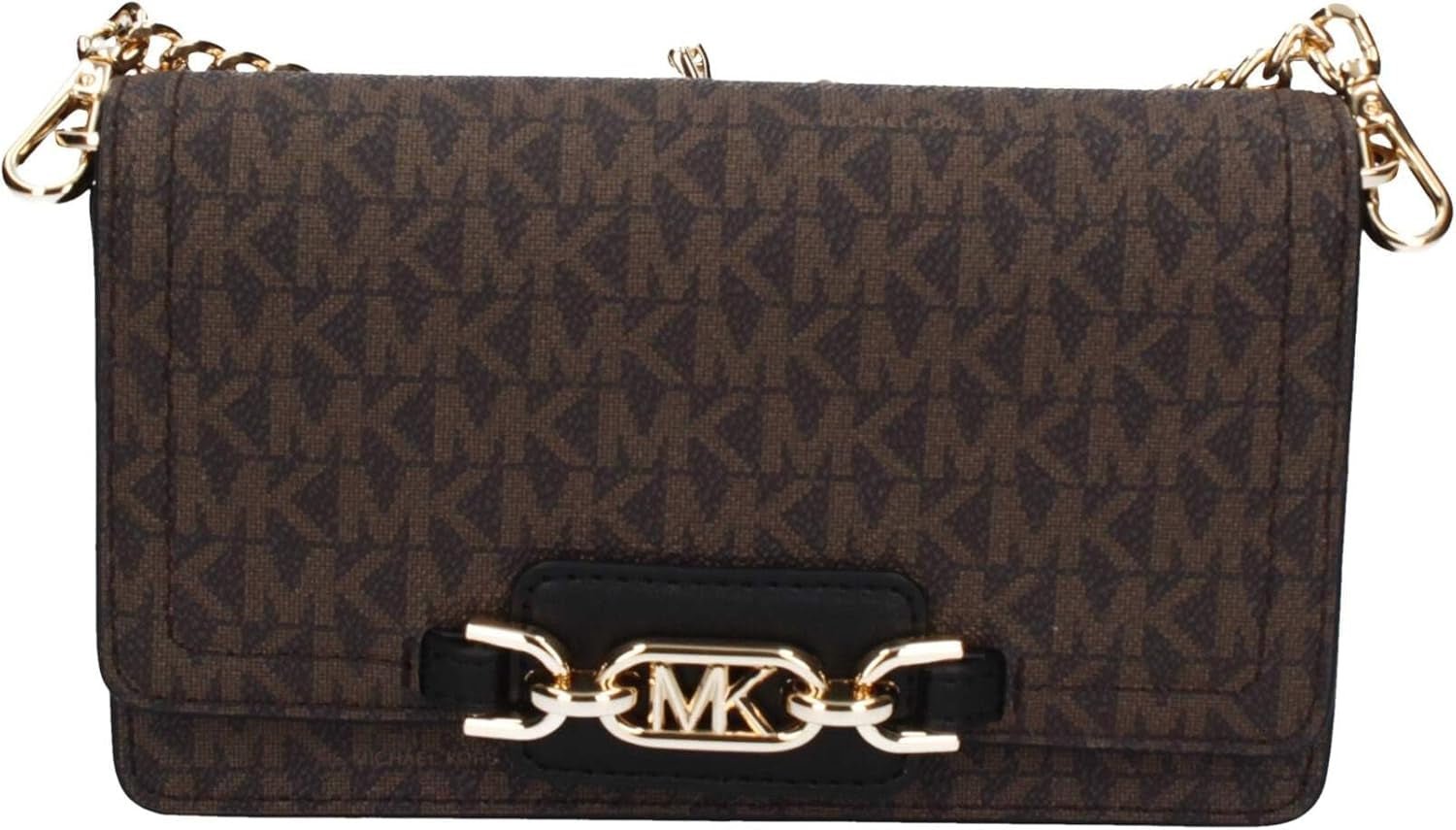 Michael Kors Women Sm Phn CHN Xbody Bag, brązowe/czarne torby damskie Naty Shop Domyślny tytuł
