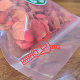 Mieszanka owoców liofilizowanych ErdBana XL 300g | Banany liofilizowane + truskawki liofilizowane Zestaw do degustacji owoców liofilizowanych | Mieszanka owoców liofilizowanych truskawkowo-bananowych | ZingyZoo Produkty odwodnione Naty Shop