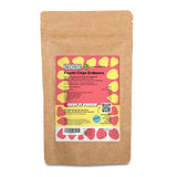 Chipsy liofilizowane mono - chipsy truskawkowe 300g ze 100% naturalnych truskawek - suszone owoce tropikalne - suszone owoce truskawek - przekąska do musli i deserów - chipsy truskawkowe Produkty suszone Naty Shop