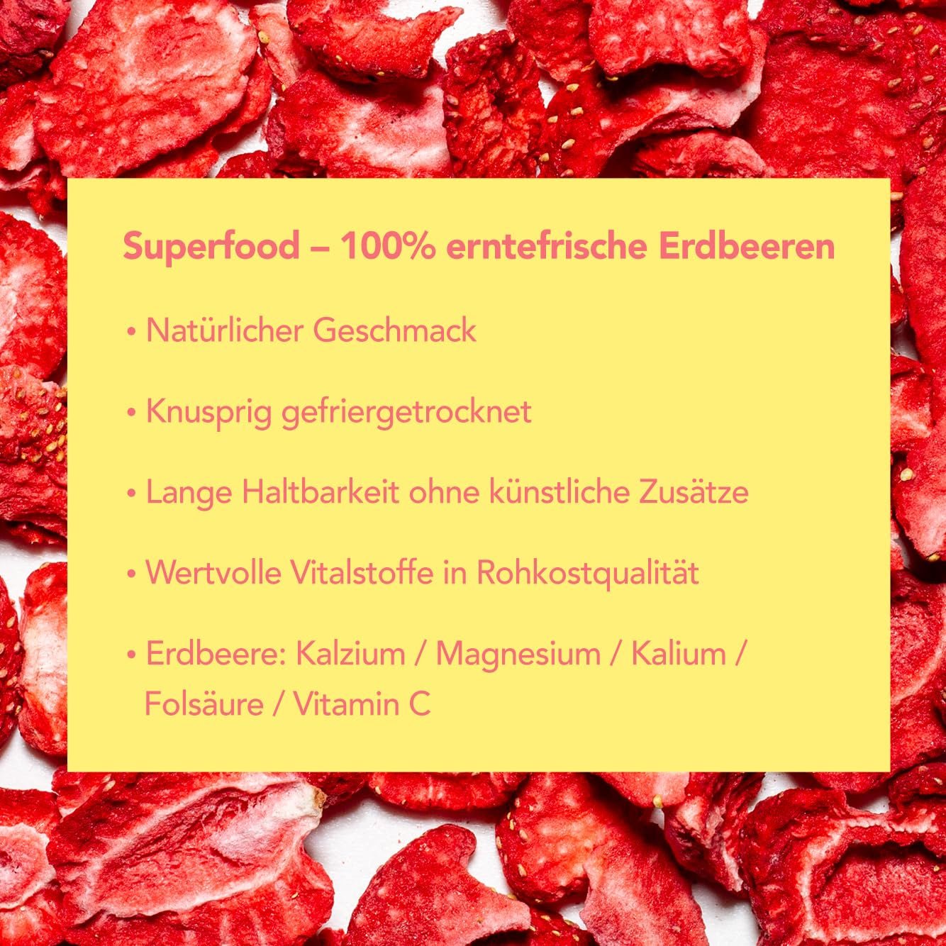 Chipsy liofilizowane mono - chipsy truskawkowe 300g ze 100% naturalnych truskawek - suszone owoce tropikalne - suszone owoce truskawek - przekąska do musli i deserów - chipsy truskawkowe Produkty suszone Naty Shop