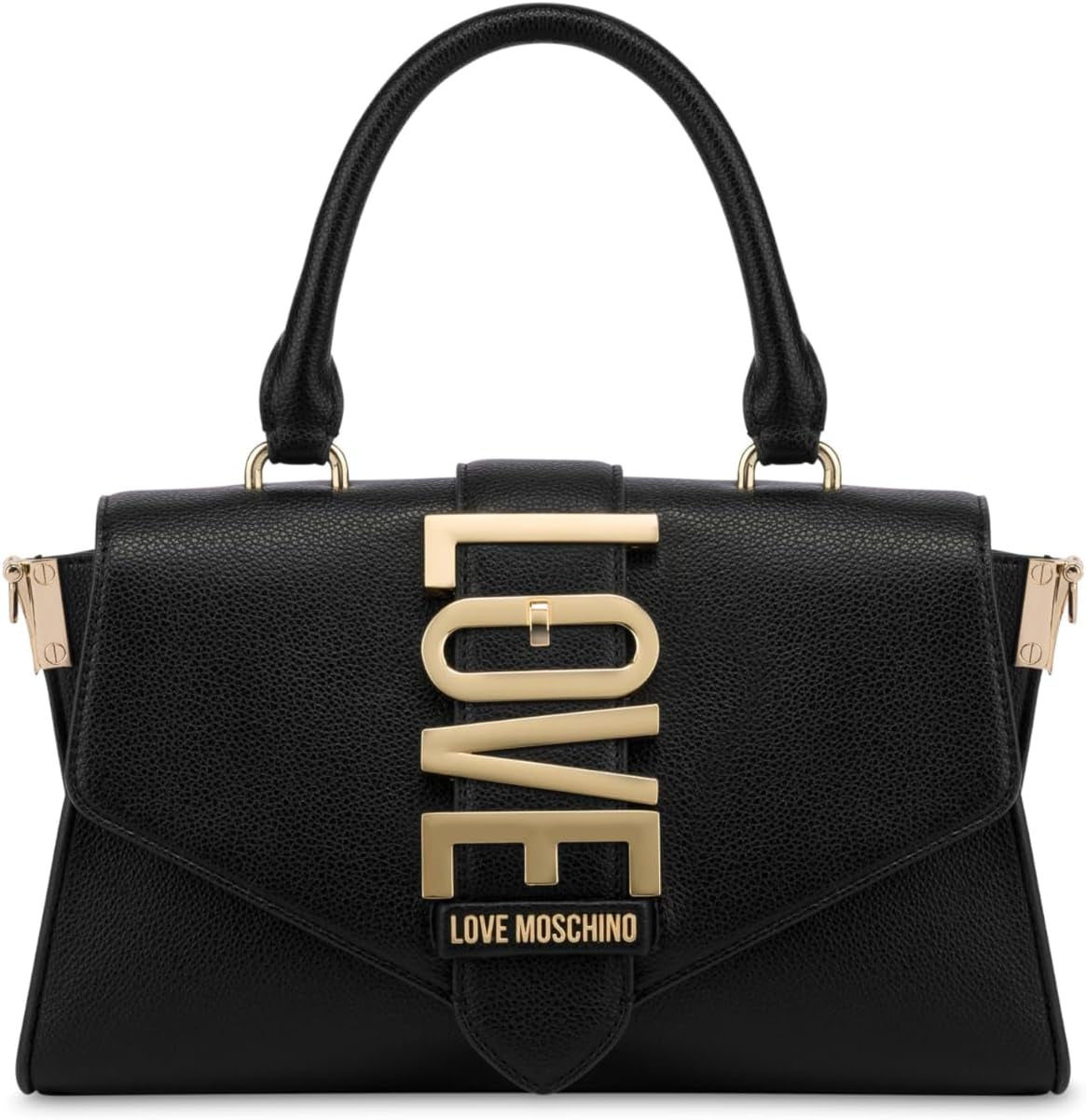 Torebka Moschino Borsa Love, czarne torby damskie Naty Shop jeden rozmiar pasuje do wszystkich