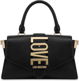 Torebka Moschino Borsa Love, czarne torby damskie Naty Shop jeden rozmiar pasuje do wszystkich