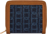Fossil Logan Wielofunkcyjny portfel damski damski Naty Shop niebieski 11,1 cm dł. x 2,5 cm szer. x 8,9 cm wys.