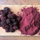 Jeżyny liofilizowane w proszku | 100% proszek z owoców liofilizowanych Naturalny suszony owoc bez dodatków | proszek owocowy Liofilizowany proszek z jeżyn Produkty suszone Naty Shop