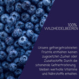 myfruits borówka leśna, jagody liofilizowane, 70g, bez dodatków, 100% borówki leśne, owoce liofilizowane i owoce suszone Produkty odwodnione Naty Shop