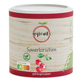 myfruits liofilizowane wiśnie gorzkie, 80g, bez dodatków, wyprodukowane w 100% z wiśni, owoców liofilizowanych i suszonych Produkty suszone Naty Shop Domyślny tytuł