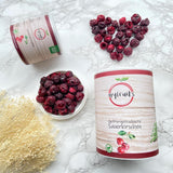 myfruits wiśnie gorzkie liofilizowane, 80g, bez dodatków, ze 100% wiśni, owoców liofilizowanych i suszonych Produkty odwodnione Naty Shop