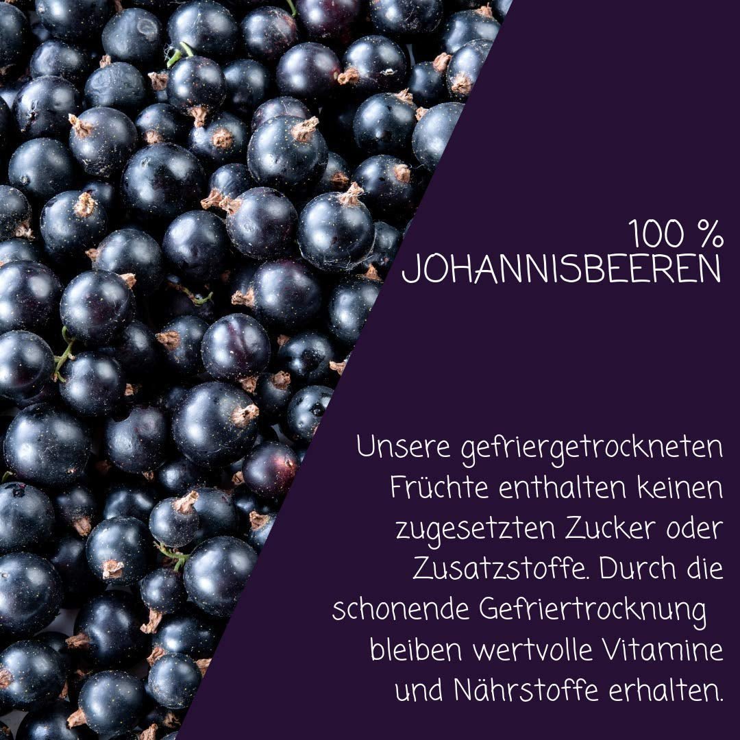 myfruits czarne porzeczki, owoce liofilizowane, 100g, bez dodatków, porzeczki czarne 100%, owoce liofilizowane i suszone do musli lub owsianki... Produkty odwodnione Naty Shop