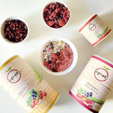 myfruits mieszanka jagodowa 300g, mieszanka owoców liofilizowanych i jagód, bez dodatku cukru, truskawki, maliny, porzeczki czerwone, mieszanka suszonych owoców Produkty odwodnione Naty Shop