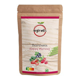 myfruits mieszanka jagodowa 300g, mieszanka owoców liofilizowanych i jagód, bez dodatku cukru, truskawki, maliny, czerwone porzeczki, mieszanka suszonych owoców Produkty odwodnione Naty Shop 300 G (1 opakowanie)