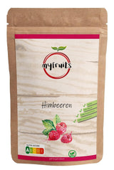 maliny myfruits liofilizowane 300g bez dodatków, 100% suszonych malin, owoce liofilizowane do musli lub jako przekąska... Produkty suszone Naty Shop 300 G (1 opakowanie)