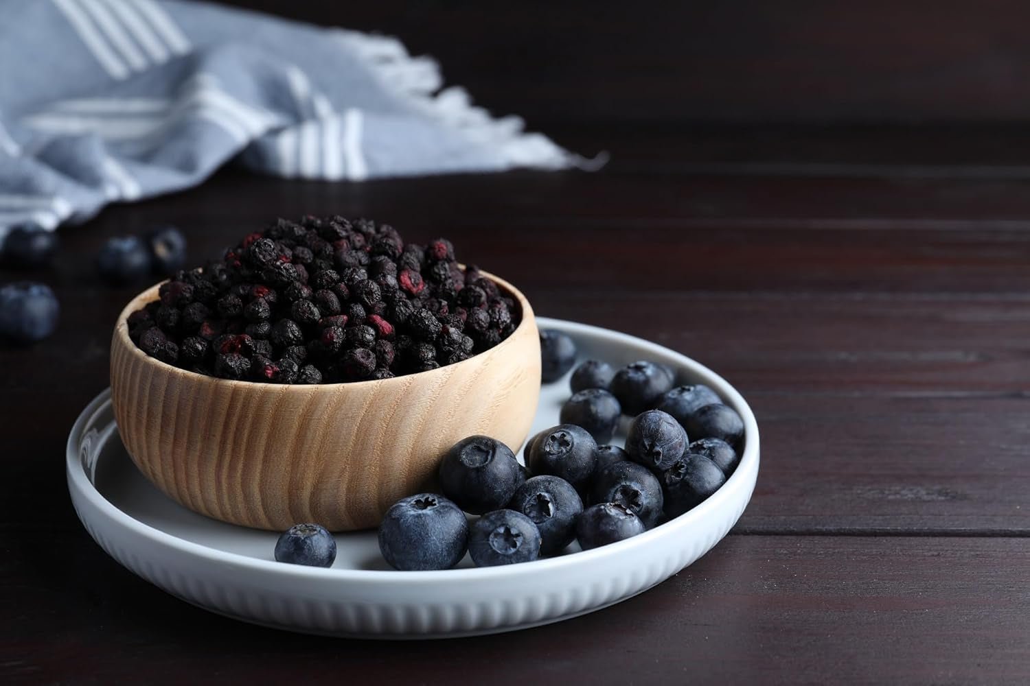 Mynatura organiczne borówki liofilizowane I Borówki I Owoce I Jagody I Produkt naturalny I Jakość organiczna I Torba (1x 200g) Produkty suszone Naty Shop