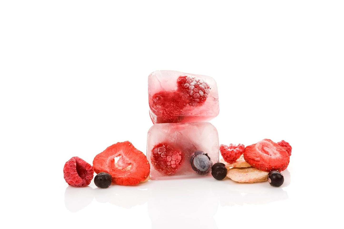 Mynatura Kolorowa mieszanka jagód liofilizowanych I Mieszanka owocowa I Maliny I Czarna porzeczka I Truskawki I Przekąski owocowe I Wegańskie I 350g Produkty suszone Naty Shop