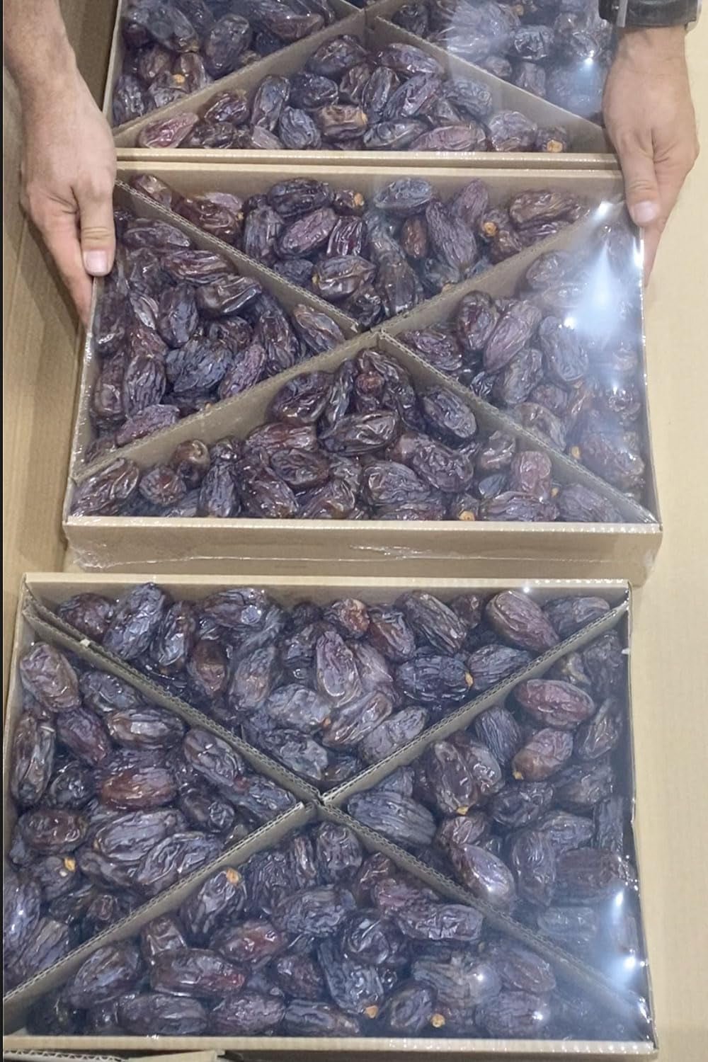 NABALI FAIRKOST FOR ALL Daktyle Medjool Medjoul z Palestyny - 100% naturalne wegańskie aromatyczne tradycyjne świeże i orientalne I bez konserwantów 5 kg (1 opakowanie), Małe/Średnie Produkty suszone Naty Shop