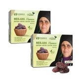 NABALI FAIRKOST FOR ALL Daktyle Medjool Medjoul z Palestyny - 100% naturalne wegańskie aromatyczne tradycyjne świeże i orientalne I bez konserwantów 5 kg (1 opakowanie), Małe/Średnie Produkty suszone Naty Shop 1kg (opakowanie 2 sztuki) Duże/Jumbo