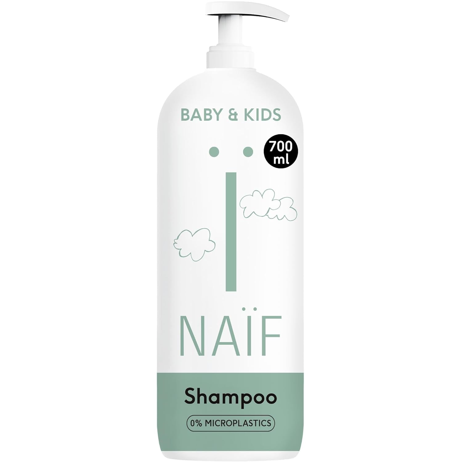 Naïf - Szampon pielęgnacyjny - dla niemowląt i dzieci - Szampon dla dzieci z naturalnymi składnikami - 100% wegańskie - 0% SLES - Bez mikroplastików, silikonów i parabenów - 200 ml Dzieci - Kąpiel i pielęgnacja Naty Shop Xl