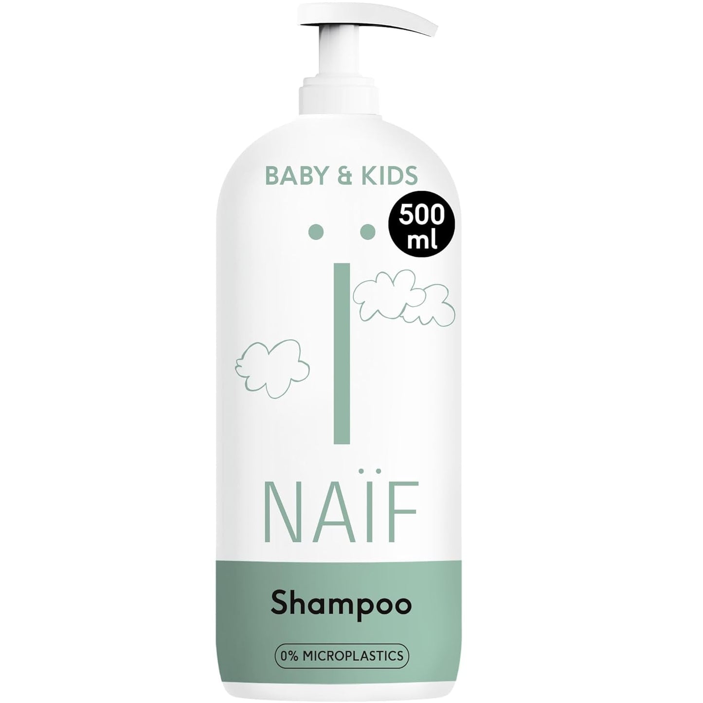 Naïf - Szampon pielęgnacyjny - dla niemowląt i dzieci - Szampon dla dzieci z naturalnymi składnikami - 100% wegańskie - 0% SLES - Bez mikroplastików, silikonów i parabenów - 200 ml Dzieci - Kąpiel i pielęgnacja Naty Shop L