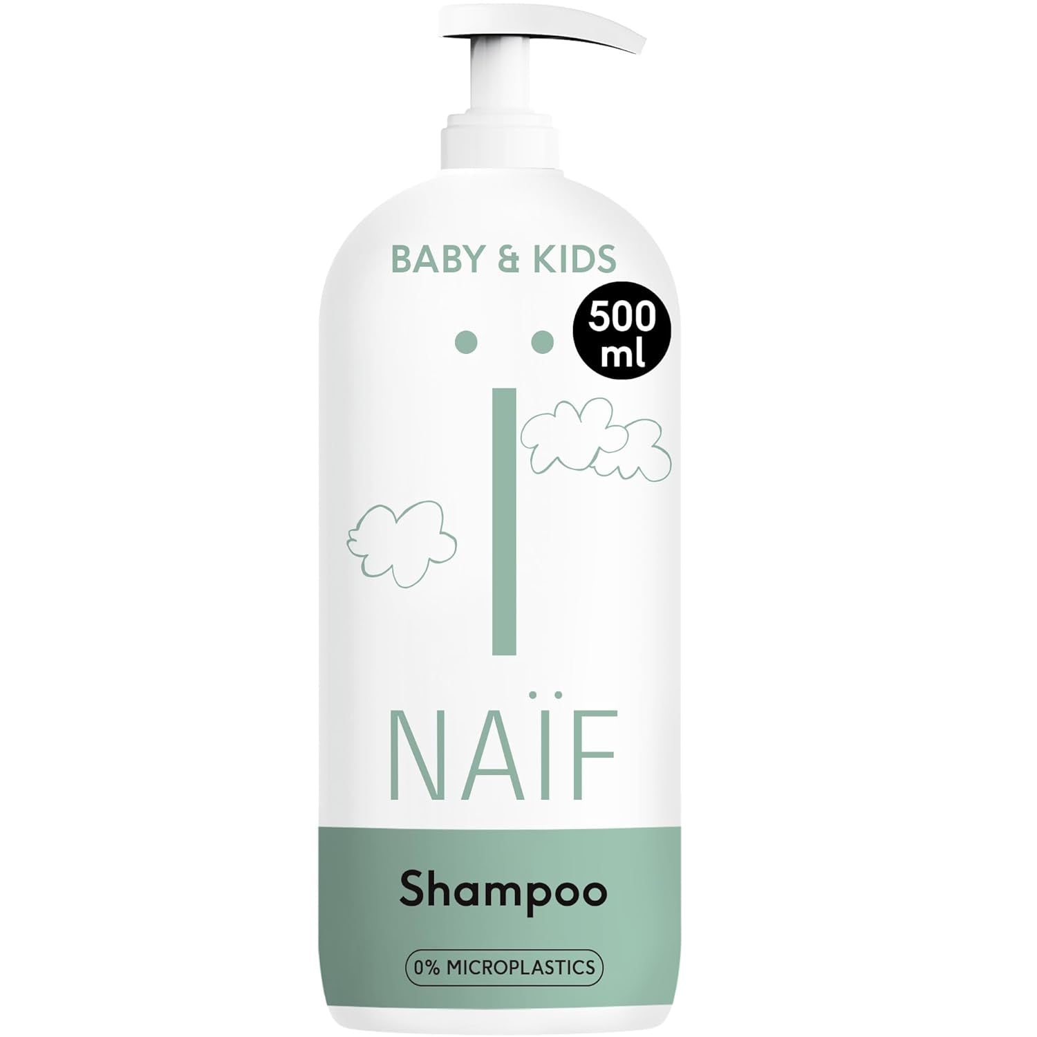 Naïf - Szampon pielęgnacyjny - dla niemowląt i dzieci - Szampon dla dzieci z naturalnymi składnikami - 100% wegańskie - 0% SLES - Bez mikroplastików, silikonów i parabenów - 200 ml Dzieci - Kąpiel i pielęgnacja Naty Shop L