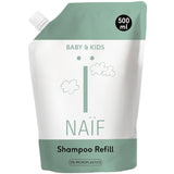 Naïf - Szampon pielęgnacyjny - dla niemowląt i dzieci - Szampon dla dzieci z naturalnymi składnikami - 100% wegańskie - 0% SLES - Bez mikroplastików, silikonów i parabenów - 200 ml Dzieci - Kąpiel i pielęgnacja Naty Shop Recharge
