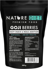 Nature Diet - Jagody Goji 1000 g | Suszone jagody | Zdrowa przekąska Naty Shop produkty suszone 500G
