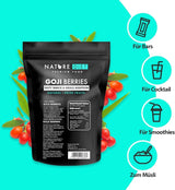 Nature Diet - Jagody Goji 1000 g | Suszone jagody | Zdrowa przekąska Naty Sklep z produktami suszonymi