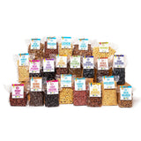 PAKKA - Ekologiczne rodzynki Fairtrade Jumbo Manucca 1kg z 2 - 3 chrupiącymi nasionami, suszone na słońcu winogrona Manucca, bezolejowe, bardzo lepkie, niesiarkowane, od drobnych rolników z Samarkandy Uzbekistan 1000g Produkty suszone Naty Shop