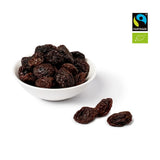 PAKKA - Ekologiczne rodzynki Fairtrade Jumbo Manucca 1kg z 2 - 3 chrupiącymi nasionami, suszone na słońcu winogrona Manucca, bezolejowe, bardzo lepkie, niesiarkowane, od drobnych rolników z Samarkandy Uzbekistan 1000g Produkty suszone Naty Shop