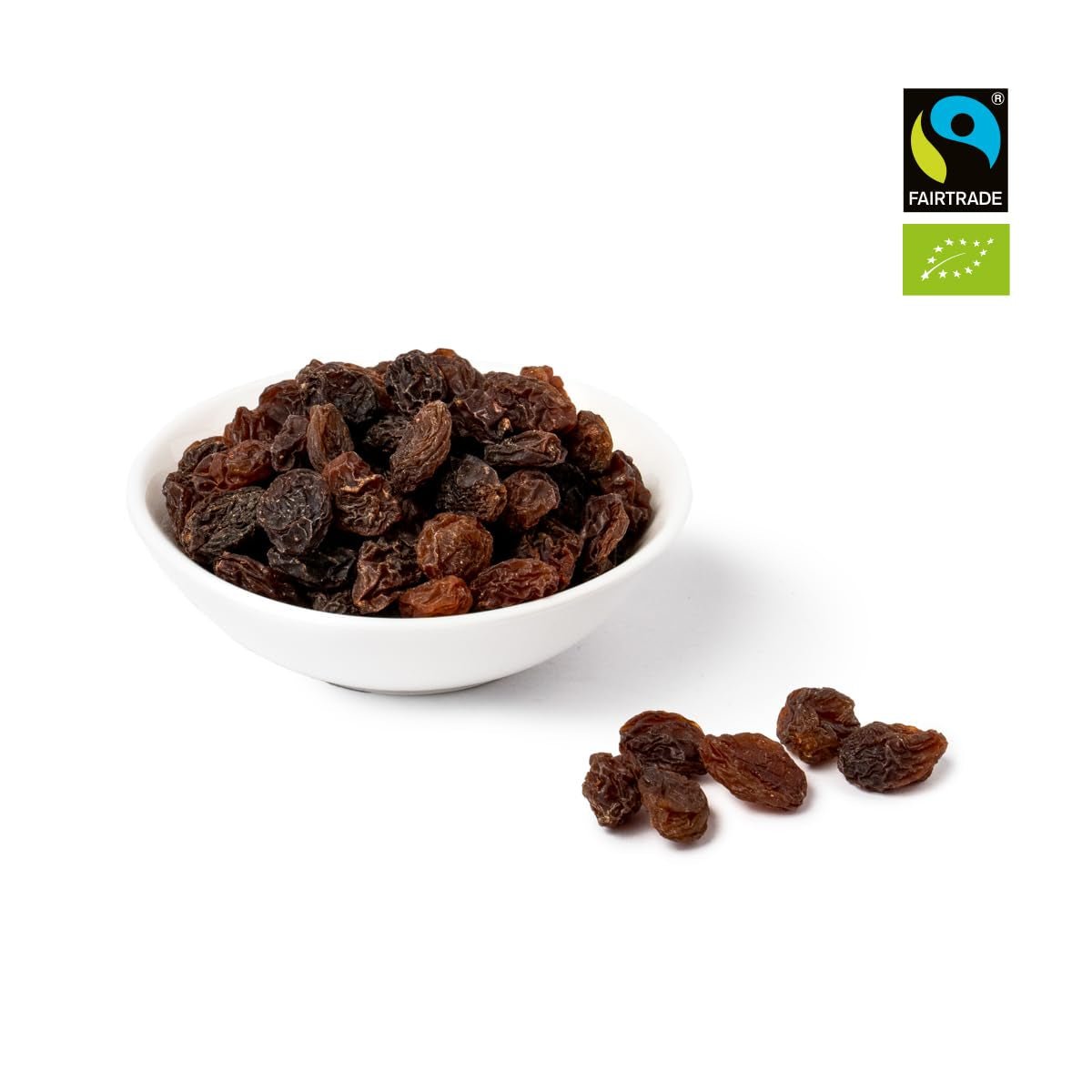 PAKKA - Ekologiczne Sułtanki Fairtrade 1kg, bez pestek, bez skórki i suszone na słońcu Sułtanki z Samarkandy Uzbekistan 1000g Produkty suszone Naty Shop