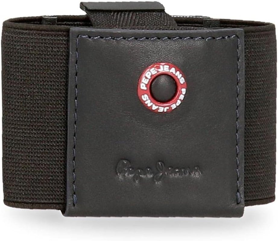 Pepe Jeans adge Portfel męski Naty Shop Navy Etui na karty wykonane z gumy