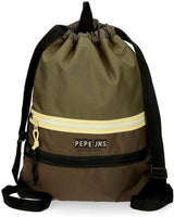 Pepe Jeans Caden Torba gimnastyczna Zielona 35x46 cm Poliester Plecaki i torby premium Naty Shop Domyślny tytuł