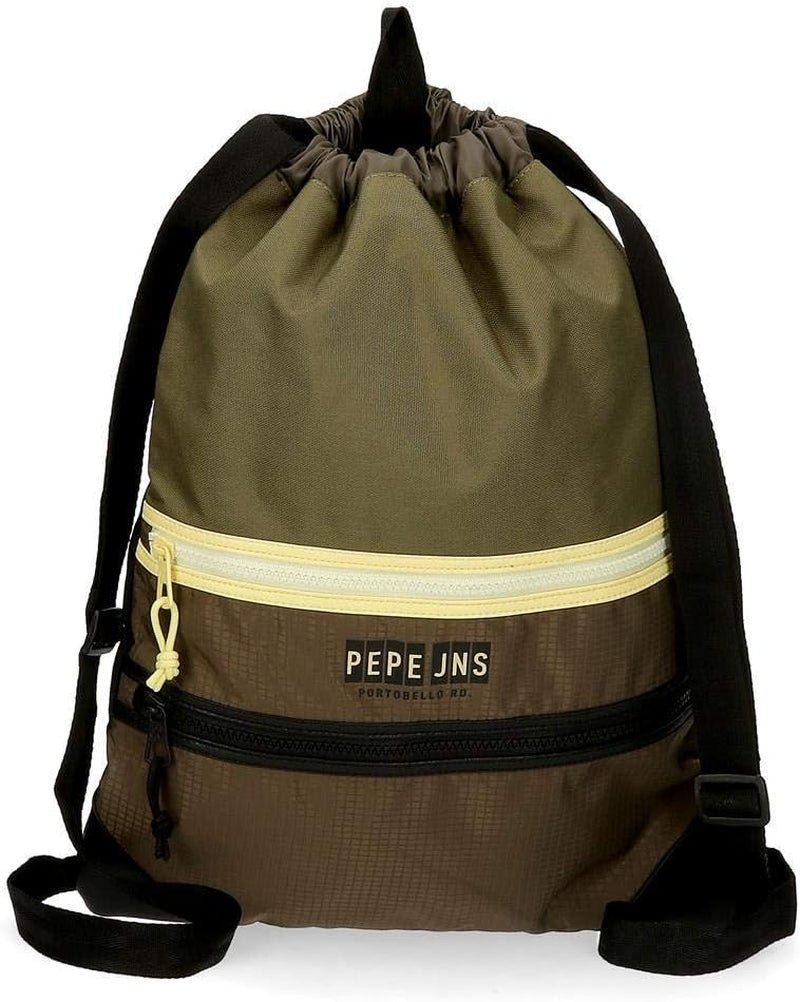 Pepe Jeans Caden Torba gimnastyczna Zielona 35x46 cm Poliester Plecaki i torby premium Naty Shop Domyślny tytuł