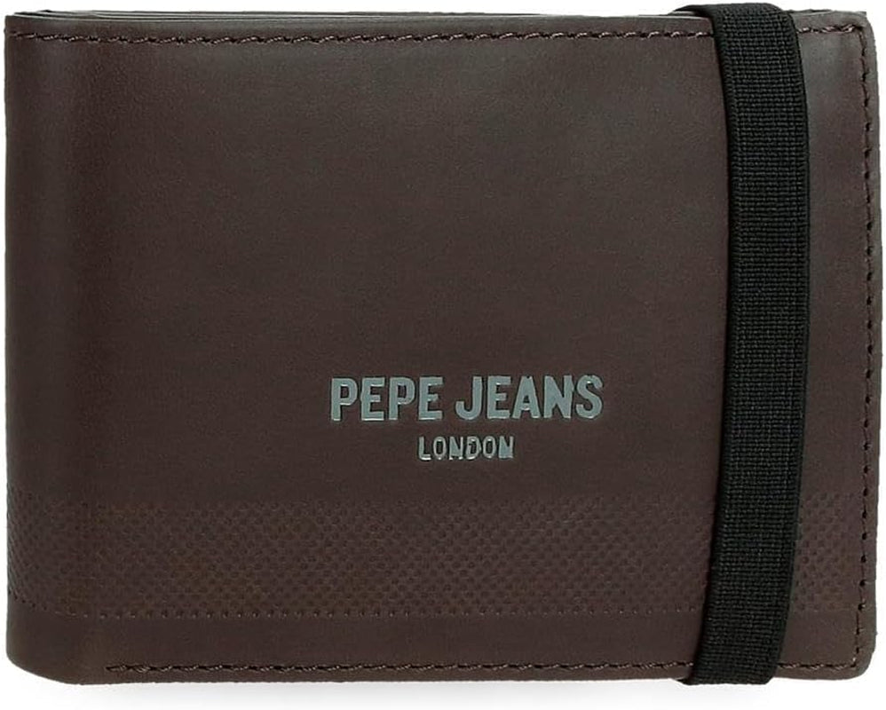 Pepe Jeans Głębokie portfele, torebki, portfele, codzienna sztuczna skóra. Z portfela damskiego Joumma Bags Naty Shop Brązowy portfel