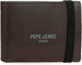 Pepe Jeans Głębokie portfele, torebki, portfele, codzienna sztuczna skóra. Z portfela damskiego Joumma Bags Naty Shop Brązowy portfel