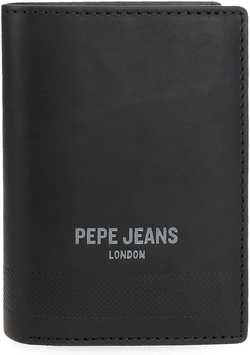 Pepe Jeans Głębokie portfele, torebki, portfele, codzienna sztuczna skóra. Z Joumma Bags Naty Shop Portfel damski Czarny głęboki portfel