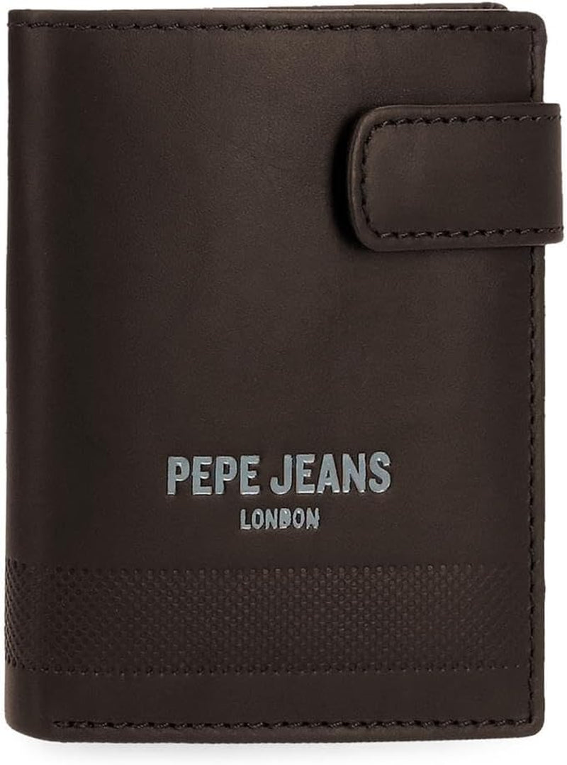 Pepe Jeans Głębokie portfele, torebki, portfele, codzienna sztuczna skóra. Z portfela damskiego Joumma Bags Naty Shop Brązowy portfel Click