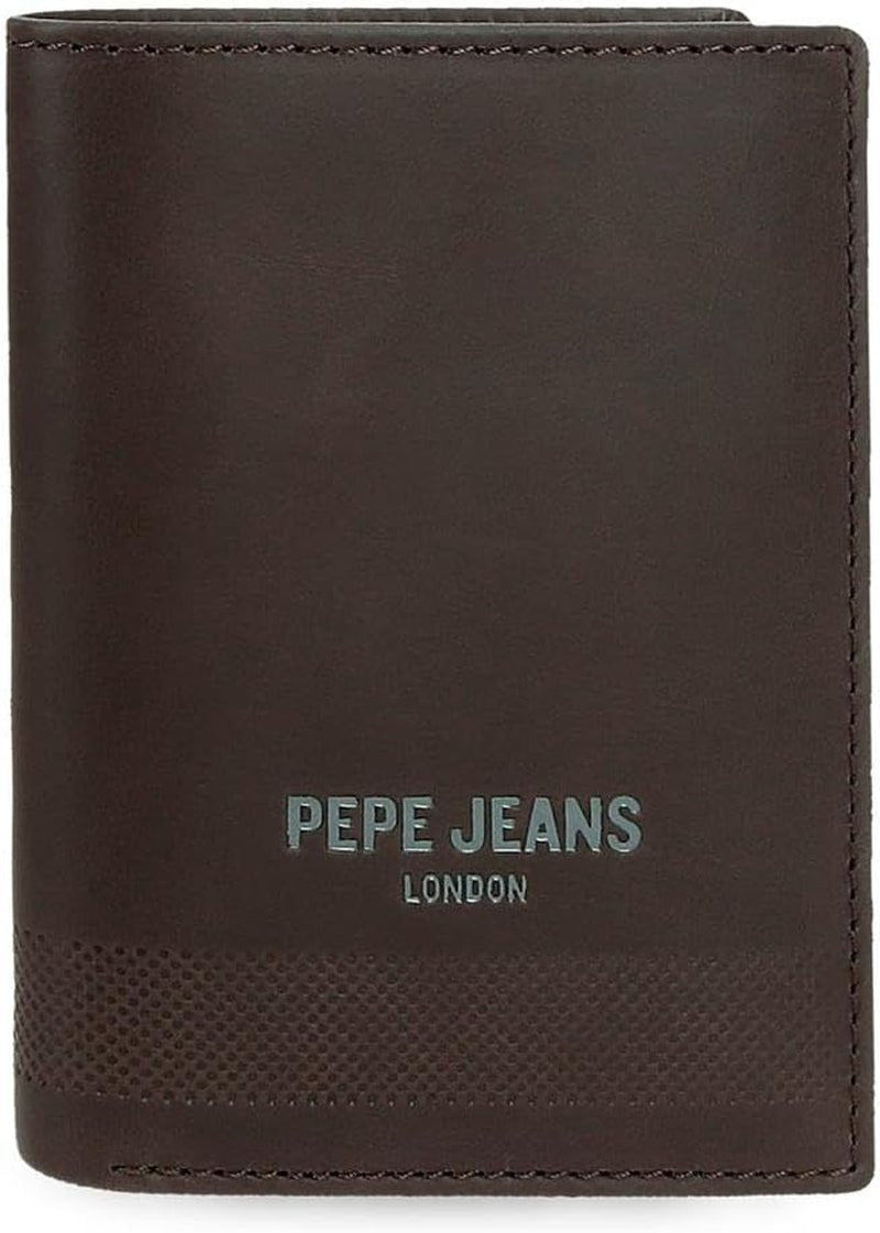 Pepe Jeans Głębokie portfele, torebki, portfele, codzienna sztuczna skóra. Z portfela damskiego Joumma Bags Naty Shop Brązowy głęboki portfel