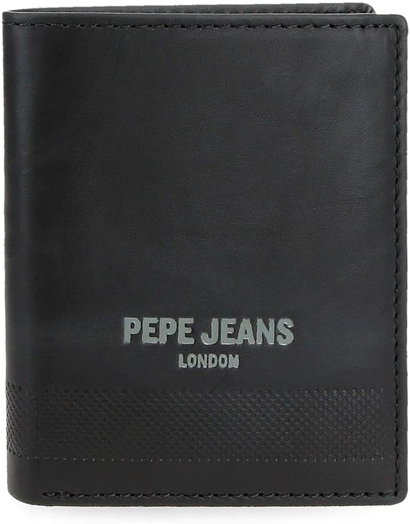 Pepe Jeans Głębokie portfele, torebki, portfele, codzienna sztuczna skóra. Z Joumma Bags Naty Shop Portfel damski Czarna teczka