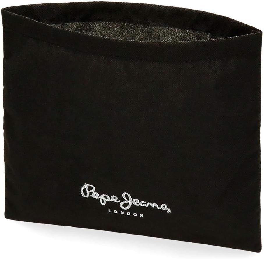Podwójny portfel Pepe Jeans Żółta torba 27x17x2 cm Portfel skórzany damski Naty Shop