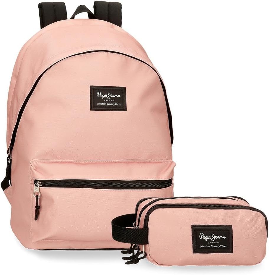 Pepe Jeans Dziewczęta Aris Kolorowa torba na bagaż Plecaki i tornistry premium Naty Shop Rosa Einheitsgröße